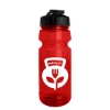 24 oz. UpCycle Sports bottle with USA Flip lid - Translucent Red