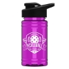 Garyline® Mini RPET Bottle with Drink-Thru Lid - 16 oz. - Translucent Hot Pink