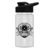 Garyline® Mini RPET Bottle with Drink-Thru Lid - 16 oz. - White
