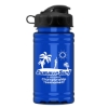 Garyline® Mini RPET Bottle with Flip Lid - 16 oz. - Translucent Blue