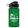 Garyline® Mini RPET Bottle with Flip Lid - 16 oz. - Translucent Green
