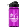 Garyline® Mini RPET Bottle with Flip Lid - 16 oz. - Translucent Hot Pink