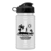 Garyline® Mini RPET Bottle with Flip Lid - 16 oz. - White