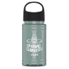 Garyline® Mini RPET Bottle with Oval Crest Lid - 16 oz. - Glacier Blue