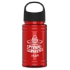 Garyline® Mini RPET Bottle with Oval Crest Lid - 16 oz. - Translucent Red