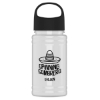 Garyline® Mini RPET Bottle with Oval Crest Lid - 16 oz. - White