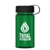 Garyline® Mini RPET Bottle with Tethered Lid - 16 oz. - Translucent Green