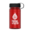 Garyline® Mini RPET Bottle with Tethered Lid - 16 oz. - Translucent Red