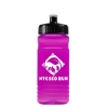 Garyline® RPET Bottle with Push-Pull Lid - 20 oz. - Translucent Hot Pink