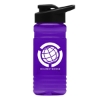 Garyline® RPET Bottle with Drink-Thru Lid - 20 oz. - Translucent Violet