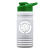 Garyline® RPET Bottle with Drink-Thru Lid - 20 oz. - Whitet