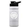 Garyline® RPET Bottle with Drink-Thru Lid - 20 oz. - White