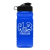 Garyline® RPET Bottle with Flip Lid - 20 oz. - Translucent Blue