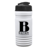 Garyline® RPET Bottle with Flip-Top Lid - 20 oz. - White