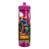 Garyline® Slim Fit RPET Bottle with Push-Pull Lid - 24 oz. - Translucent Fuschia