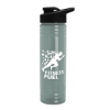 Garyline® Slim Fit RPET Bottle with Drink-Thru Lid - 24 oz. - Glacier Blue