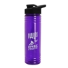 Garyline® Slim Fit RPET Bottle with Drink-Thru Lid - 24 oz. - Translucent Violet