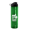 Garyline® Slim Fit RPET Bottle with Flip Lid - 24 oz. - Translucent Green