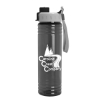Garyline® Slim Fit RPET Bottle with Quick-Snap Lid - 24 oz. - Smoke