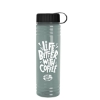 Garyline® Slim Fit RPET Bottle with Tethered Lid - 24 oz. - Glacier Blue