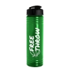 Garyline® Slim Fit RPET Bottle with Flip-Top Lid - 24 oz. - Translucent Green