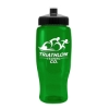 Garyline® Poly+ Recycled Bottle with Push-Pull Lid - 27 oz. - Translucent Green