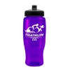 Garyline® Poly+ Recycled Bottle with Push-Pull Lid - 27 oz. - Translucent Violet