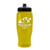 Garyline® Poly+ Recycled Bottle with Push-Pull Lid - 27 oz. - Translucent Yellow