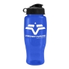Garyline® Poly+ Recycled Bottle with Flip Lid - 27 oz. - Translucent Blue