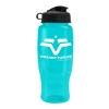 Garyline® Poly+ Recycled Bottle with Flip Lid - 27 oz. - Translucent Teal