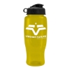 Garyline® Poly+ Recycled Bottle with Flip Lid - 27 oz. - Translucent Yellow