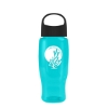Garyline® Poly+ Recycled Bottle with Oval Crest Lid - 27 oz. - Translucent Teal