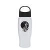 Garyline® Poly+ Recycled Bottle with Oval Crest Lid - 27 oz. - White