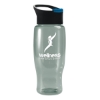 Garyline® Poly+ Recycled Bottle with Pop-Up Lid - 27 oz. - Glacier Blue