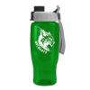 Garyline® Poly+ Recycled Bottle with Quick-Snap Lid - 27 oz. - Transparent Green