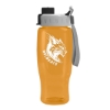 Garyline® Poly+ Recycled Bottle with Quick-Snap Lid - 27 oz. - Transparentorange