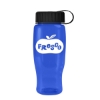 Garyline® Poly+ Recycled Bottle with Tethered Lid - 27 oz. - Translucent Blue