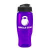 Garyline® Poly+ Recycled Bottle with Flip-Top Lid - 27 oz. - Translucent Violet
