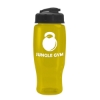 Garyline® Poly+ Recycled Bottle with Flip-Top Lid - 27 oz. - Translucent Yellow