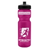Garyline® Champ Recycled Bottle with Push-Pull Lid - 28 oz. - Translucent Hot Pink