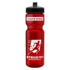 Garyline® Champ Recycled Bottle with Push-Pull Lid - 28 oz. - Translucent Red
