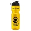 Garyline® Champ Recycled Bottle with Flip Lid - 28 oz. - Translucent Yellow