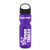 Garyline® Champ Recycled Bottle with Oval Crest Lid - 28 oz. - Translucent Violet