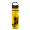 Garyline® Champ Recycled Bottle with Oval Crest Lid - 28 oz. - Translucent Yellow
