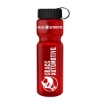 Garyline® Champ Recycled Bottle with Tethered Lid - 28 oz. - Translucent Red