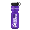 Garyline® Champ Recycled Bottle with Tethered Lid - 28 oz. - Translucent Violet