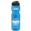 Garyline® Champ Recycled Bottle with Flip-Top Lid - 28 oz. - Translucent Blue