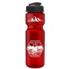 Garyline® Champ Recycled Bottle with Flip-Top Lid - 28 oz. - Translucent Red