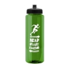 Garyline® Slim Fit RPET Bottle with Push-Pull Lid - 32 oz. - Green