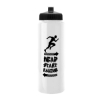 Garyline® Slim Fit RPET Bottle with Push-Pull Lid - 32 oz. - White